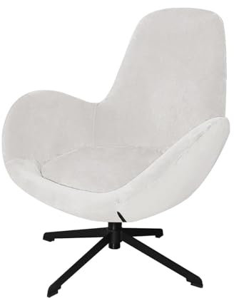 ZONABSQQ Drehsessel, moderner Make-up-Stuhlschutz für Wohnzimmer, Schlafzimmer, stabile Metallbeine, mit Seitenarmen