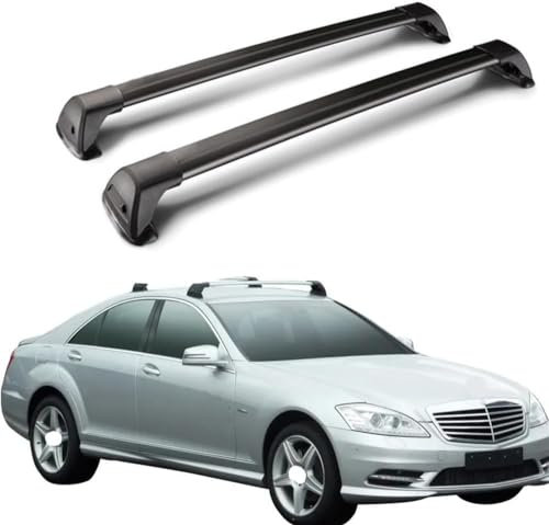 Dachgepäckträger Fahrradträger Für Benz S-Class W221 W222 2005-2019, Dachträger Dachboxen Dach Gepäckablage Railing Track Zubehör