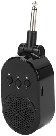 Gitarren-Kopfhörerverstärker, Mini-Stecker-Gitarrenverstärker, Tragbarer Bluetooth-Übungsverstärker, Full-Range-HiFi, Kompatibel mit 6,35-mm-Stecker-E-Gitarren, Zum Üben