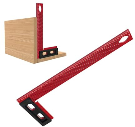 Woodworking Scriber | L Type Square Layout Scriber | Portable Aluminum Alloy Rust-Proof Crossed Out Marking Tool For Engineer, Measuring