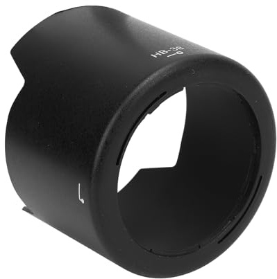 Paraluce per Fotocamera con Copriobiettivo da 62 Mm per AF S VR MICRO 105 Mm F 2.8G IF ED, Materiale ABS, Previene i Danni da Pioggia e, Adatto a Scarsa Illuminazione o