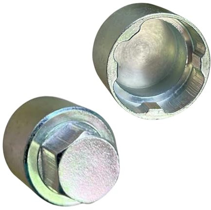 Tokenhigh Anti-Theft Car Locking Wheel Nut Key for Land Rover Discovery 3/4 Range Rover, OEM: KBM500180, Replacement Security Master Locking Wheel Nut Key