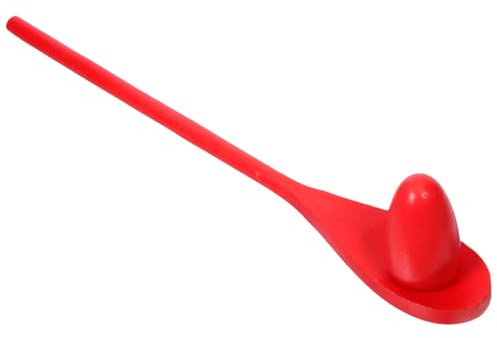 ibasenice Egg and Spoon Relay Race Game Set Lightweight Balance Game for Kids and Adults Sensory Integration Training Tool for Family Picnic Birthday Party School Sports Day Outdoor Play