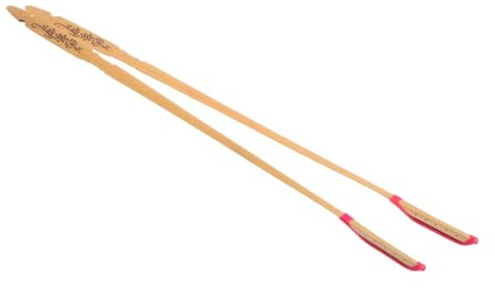 Warmhm Professionelle Yangqin Schlägel Aus Robustem Bambus 2 Stück Mit Traubenmuster Zubehör Für Übung Und Auftritt