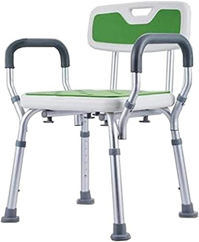 Panca regolabile imbottita con braccioli sedia da doccia per anziani e disabili sgabello da bagno antiscivolo sedile regolabile in altezza per vasca da bagno sicuro