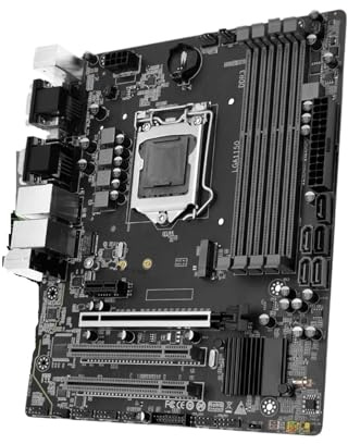 Placa Base H97M Pro LGA 1150 M-ATX Compatible con CPU DDR3 Core I3 I5 I7 E3 SATA3.0 USB3.0 NVME NGFF M.2