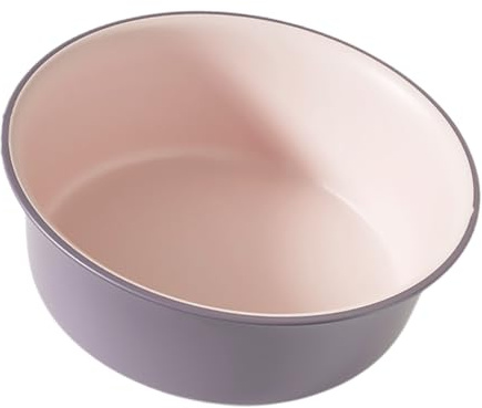 Alipis Bassin Rond Plastique Épais avec Base Antidérapante pour Bain de Lavage et Trempage Grand Format et Stable pour Soins et Massage