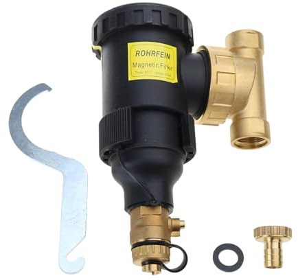 Floor Heating Systems Descaler Wall Mounted Boiler Filter Brass Dirt Remover for Heating Boilers Remover Separator