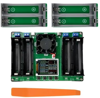 Pinafresa MAh LCD Display for Battery Capacity Tester 4CH Lithium Digital for Battery Detection Module for 18650/21700