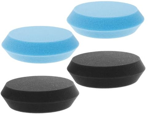 ibasenice 4pcs Reusable Sponge Polishing Pads for Bowling Balls Portable Bowling Ball Cleaning and Polishing Cushion Made of Soft Sponge and Maintenance