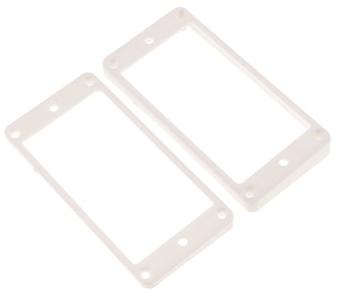 MagiDeal 91,2 x 45 mm Dual Humbucker Pickup Rahmen Cover fürr LP Les Paul E-Gitarre - Weiß