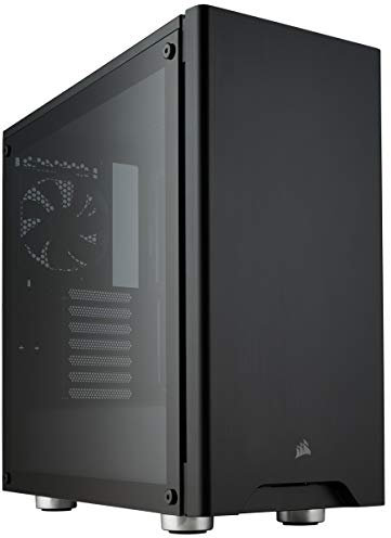 Corsair 275R, Caja de Ordenador Semitorre para Juegos (Torre Media ATX con Ventana de Vidrio Templado), Negro