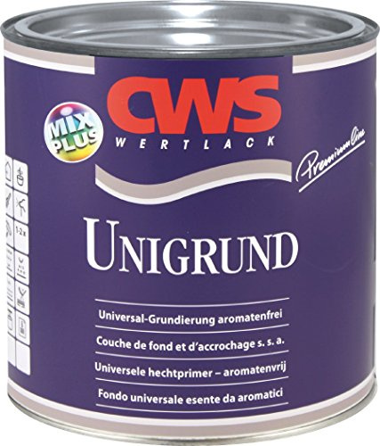 CWS Unigrund Universal Grundierung matt aromafrei Farbauswahl 750 ml, Farbe:Grau