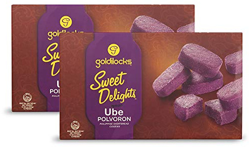 goldilocks Sweet Delights Ube Polvoron 10.60 oz (300 g) Paquete de 2