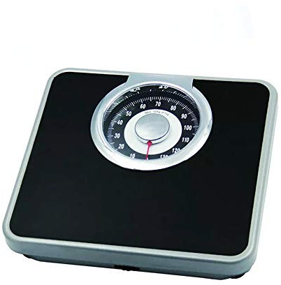 Mechanische Waage, mechanische Bodenwaage, hochpräzise mechanische Personenwaage, 140 kg Kapazität, Keine Batterien, Gewicht für mehrere Benutzer