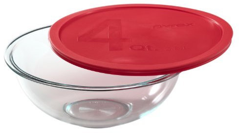 Pyrex Smart Essentials Lot de 4 bols mélangeurs en verre 4 l