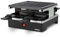 Wëasy Appareil à Raclette & Grill 4 Personnes LUGA40, Multifonctions, 4 Poëlons avec Revêtement Antiadhésif, Compatible Lave-Vaisselle, Noir, 600W