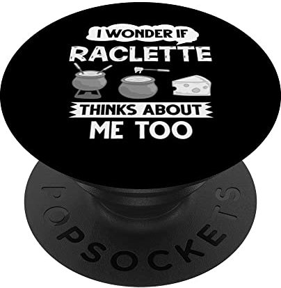 Raclette Cheese Grill Machine Dinner Fondue Recipes PopSockets Swappable PopGrip