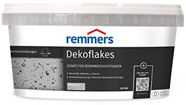 Remmers Dekoflakes, anthrazit, 0,5 Kilogramm, Farbzusatz, Dekoflocken, für Bodenfarben, dauerhaft, lichtecht, ein- oder mehrfarbig