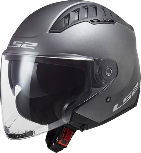 LS2, Jet-Motorradhelm COPTER II SOLID Matt Titanium, L