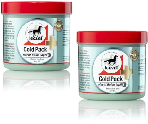 RL24 leovet - Cold Pack Apothekers Pferdesalbe – 2 x 500 ml (2er Set) | Für Mensch & Pferd – Pferdebalsam kühlt & wärmt – Pferdegel für Muskeln & Gelenke – verbesserte Beweglichkeit
