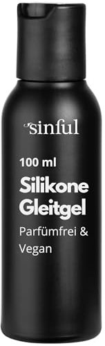 Sinful Silk 100 ml Gleitgel auf Silikonbasis - Premium Seidenweiches Silikonbasierten Gleitmittel - Silicon Lube