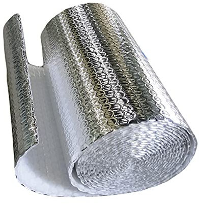 Réflecteur Radiateur Feuille d'isolation 5 mm Feuille réfléchissante à Double Bulle Résistant à la Chaleur Résistant à l'eau Isolation phonique Enveloppe de Conduit CVC Feuille réfléchissante à Doubl