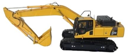 Véhicule D'ingénierie en Alliage Pelle en alliage modèle d'ingénierie échelle 1:50 pour KOMATSU PC400LC-8 PC450-8 Collection Souvenir affichage ornements cadeau jouet Mini Camion de Construction(Yello