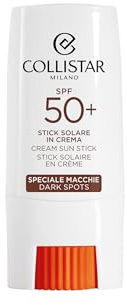 Collistar Stick Solare Crema SPF 50+, Azione Antimacchia, Waterproof, 9 ml