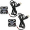 2 PCS Ventilateurs de Refroidissement PC USB 40x40x10mm 5V DC Ventilateur PC USB, 5000 RPM, Bruit 19,5 dBA, Roulement à Huile, Pour Ordinateurs Portables, Routeurs, Imprimantes 3D