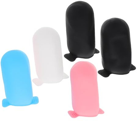FOMIYES 5pezzi Manicotti Silicone Impermeabili Per Bottiglie Da Viaggio Copribottiglie Elastiche Per Toeletta Protezione Da Perdite e Polvere Accessori Essenziali Per Uomo e Donna