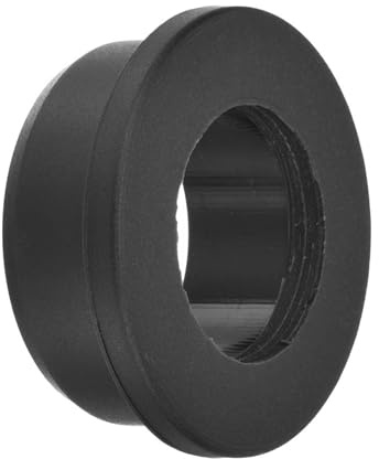 TA-VIGOR 1Pcs Black Silicone Rubber Grommet 35mm Drill Hole, 25mm ID Top Hat Hole Plug Cable Wire Cover for Desk, Office and Automotive Wiring