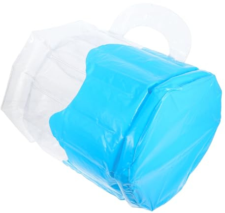 Veemoon Portable Inflatable Ice Bucket Cooler Lightweight for Outdoor Camping Water Play Pool Parties Vibrant Blue Design Quick Inflate Keeps Drinks Cold