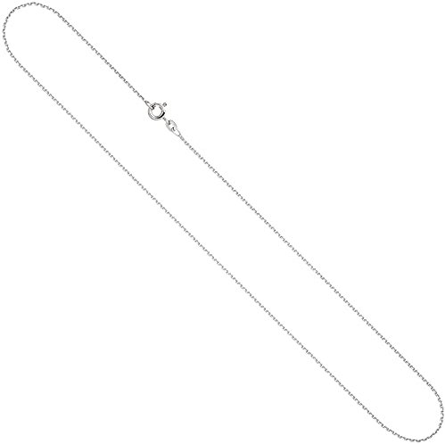 Jobo Damen Anker-Kette aus 8 Karat 333 Weißgold 1,3 mm 50 cm