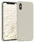 EAZY CASE - Silikon Hülle für iPhone XS Max Hülle weich stoßfeste Schutzhülle mit Kameraschutz Handyhülle iPhone XS Max Silikonhülle Dünn mit Premium Schutz TPU Cover Phone Case in Taupe