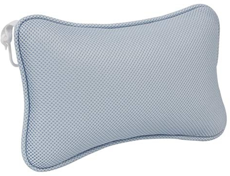 Milisten Back Sleeper Pillows Waterproof Bath Pillows Bath Pillow Neck Shoulders Head Rest Cushion with Suction Cup Blue Home Spa Pillow for Bathtub Hot Tub Bath Spa Pillow Bath Mat
