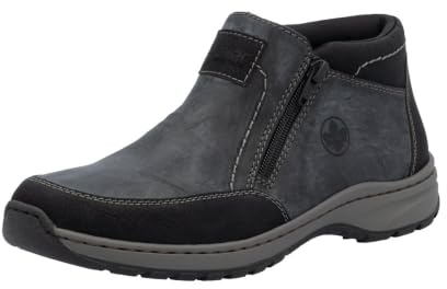 Rieker 03352-45 Herren Stiefelette Synthetik grau grau