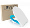 LUVETT® Toilettensitz Kinder C490 Family WC-Sitz universal mit Kindersitz-Einlage, Toilettendeckel mit SoftClose Absenkautomatik für Kinder & Erwachsene abnehmbar, Farbe:Pop-Blau