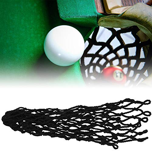 Filet de Table de Billard, Sac de de Billard Simple et Pratique pour Les Clubs de Loisirs, Lieu de Divertissement pour Diverses Tables de Billard (Noir)