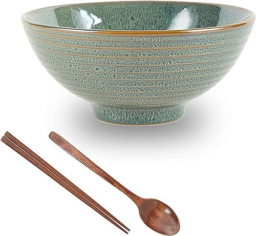 Bol à ramen, saladier, bol à fruits, bol à ramen, grands bols pour servir, ensemble de bols à ramen pour 1 personne, bol d'avoine, bol à punch décoratif, vaisselle cadeaux de réchauffement d