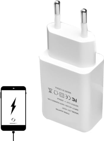 Adattatore Per Caricabatterie Da Muro USB,adattatore Per Da Viaggio Europea | Adattatore Per Presa Europea USB 5V2A - Adattatore Da Viaggio Sicuro, Presa Di Alimentazione Portatile Per Tablet, Altoparl