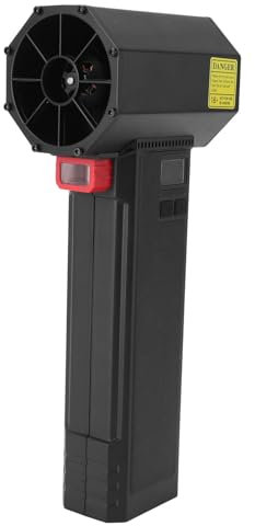 Jet Dry Blower, Ventilateur à de Conduit de 64 Mm, 50 000 TR/Min, Poussée de 1 600 G, Souffleur d'air électrique sans Fil Rechargeable, Moteur sans Balais à Grande Vitesse, (EU)
