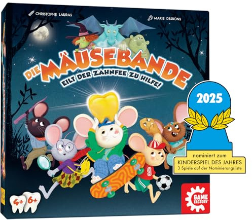 Game Factory 646058 The Mouse Band, gioco cooperativo per bambini, gioco per famiglie, gioco di memoria, gioco di memoria per bambini dai 4 ai 6 anni