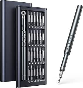 52-in-1-Präzisions-Schraubendreher-Set – Werkzeug-Set für Reparaturen von Handys, PC, Laptops, Konsolen und Elektronik, inklusive Torx-, Triwing- und Pentalobe-Bits