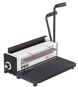 KOROBIE Bindemaschine, TD-1500B34 Manuelle Stanz- und Bindemaschine A3A4 Dokument Eisenring Stanzmaschine Pressring Bindemaschine Für Projekte zu Hause oder im kleinen Büro