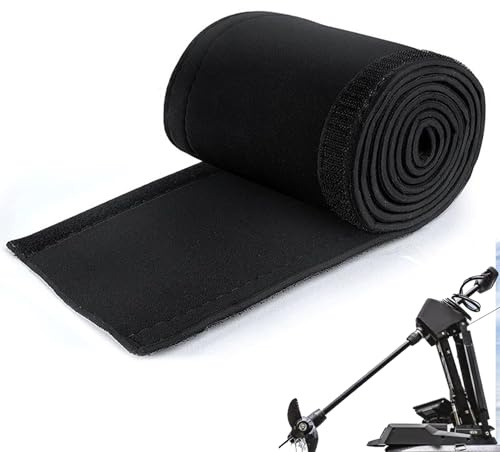 Cable Cover - Neoprene Cable Sleeve, Cable Wrap | Electric Cable Organiser for Marine Trolling Motor, Vehicle, SUV, Boat, Truck Use, Flexible Wire Cover for Garage, Electronics, Desktop