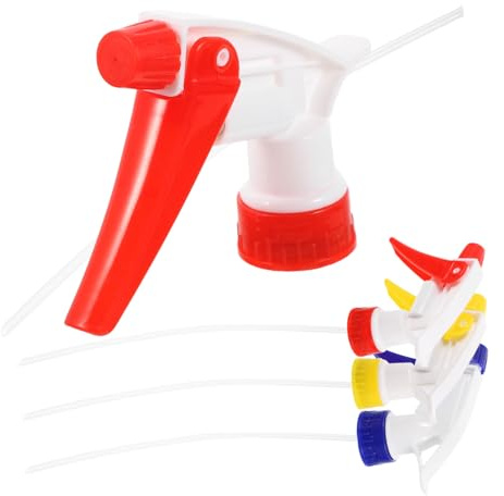 Abaodam Testina Spray per Flaconi Cosmetici 4 Pezzi Kit di Ugelli per Bottiglie Spray Irrigazione Piante Sostitutivi Materiali Durevoli e Facili da Smontare per Giardinaggio Stile Casuale