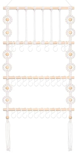 Duroecsain Organisateur de serre-tête vertical pour accessoires de cheveux | Porte-bandeaux décoratif pour salon, salle de bain, armoire, coiffeuse, chambre d'enfant, chambre à coucher