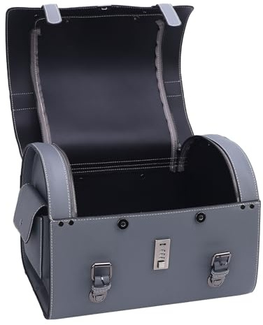 aqxreight Motorrad-Hecktasche, Wasserdicht, 29,5 L, Großes Fassungsvermögen, Schnellverschluss-Motorrad-Hecktasche mit Passwortsperre, Einfaches Aussehen Einer,