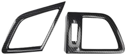 ATNVSJ Splashboard Side air Vent Panel Cover Trim Sticker Compatible for Civic 2012-2014 9th Generation car Interior Accessories